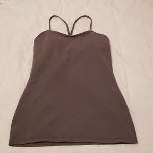 Lululemon grey work out top